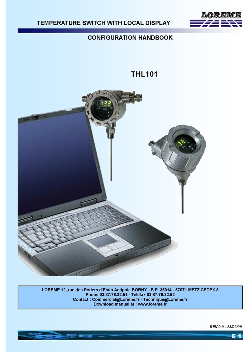 Loreme THL101 Configuration handbook