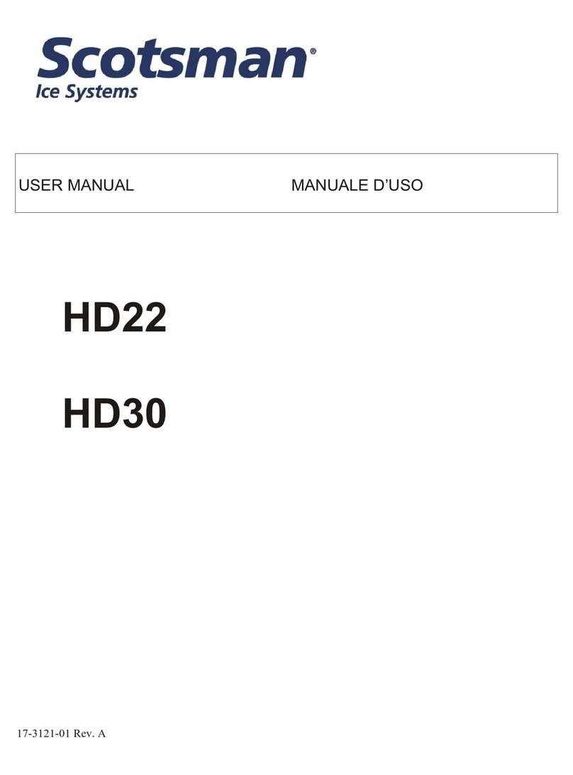 Scotsman iceValet HD22 User manual Scotsman iceValet HD22 User manual