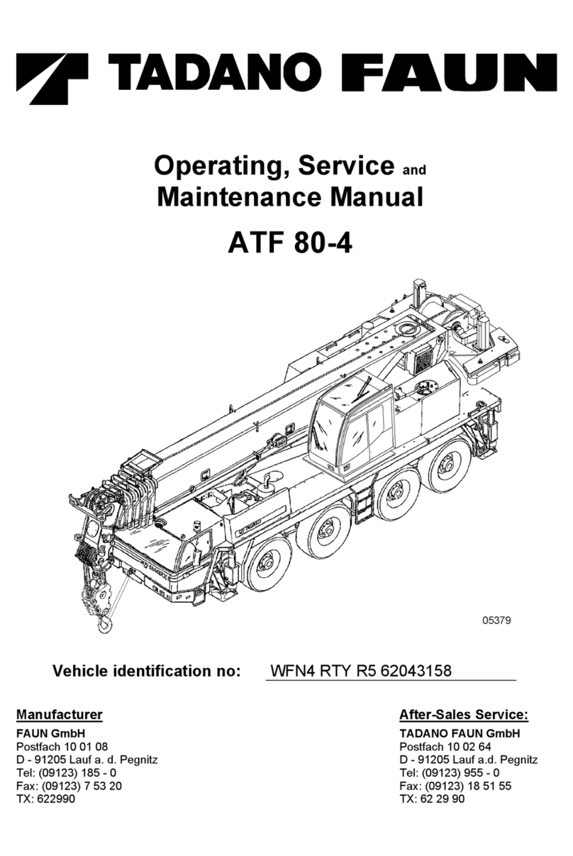 Tadano Faun ATF 80-4 Operating, Service and Maintenance Manual