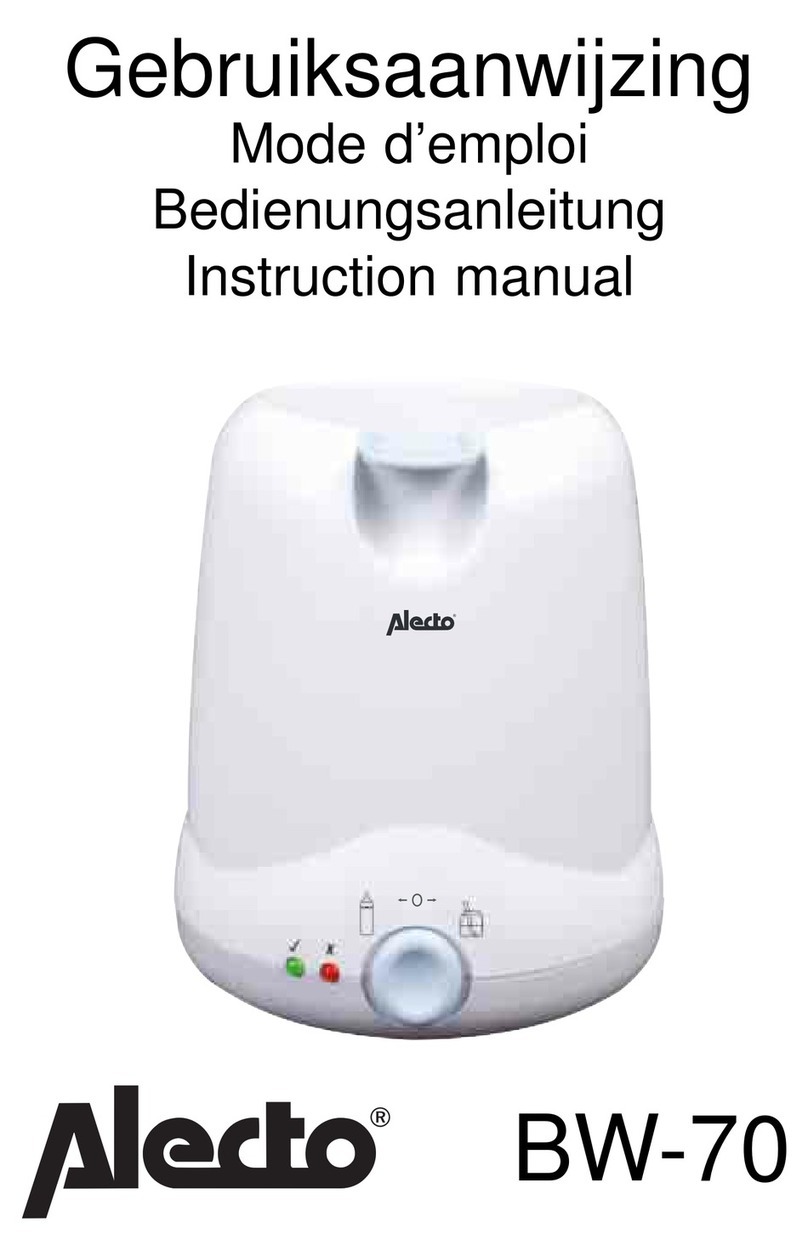 Alecto BW-70 instruction manual