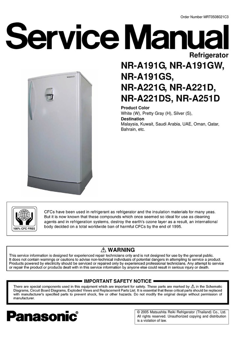 Panasonic NR-A191GW User manual