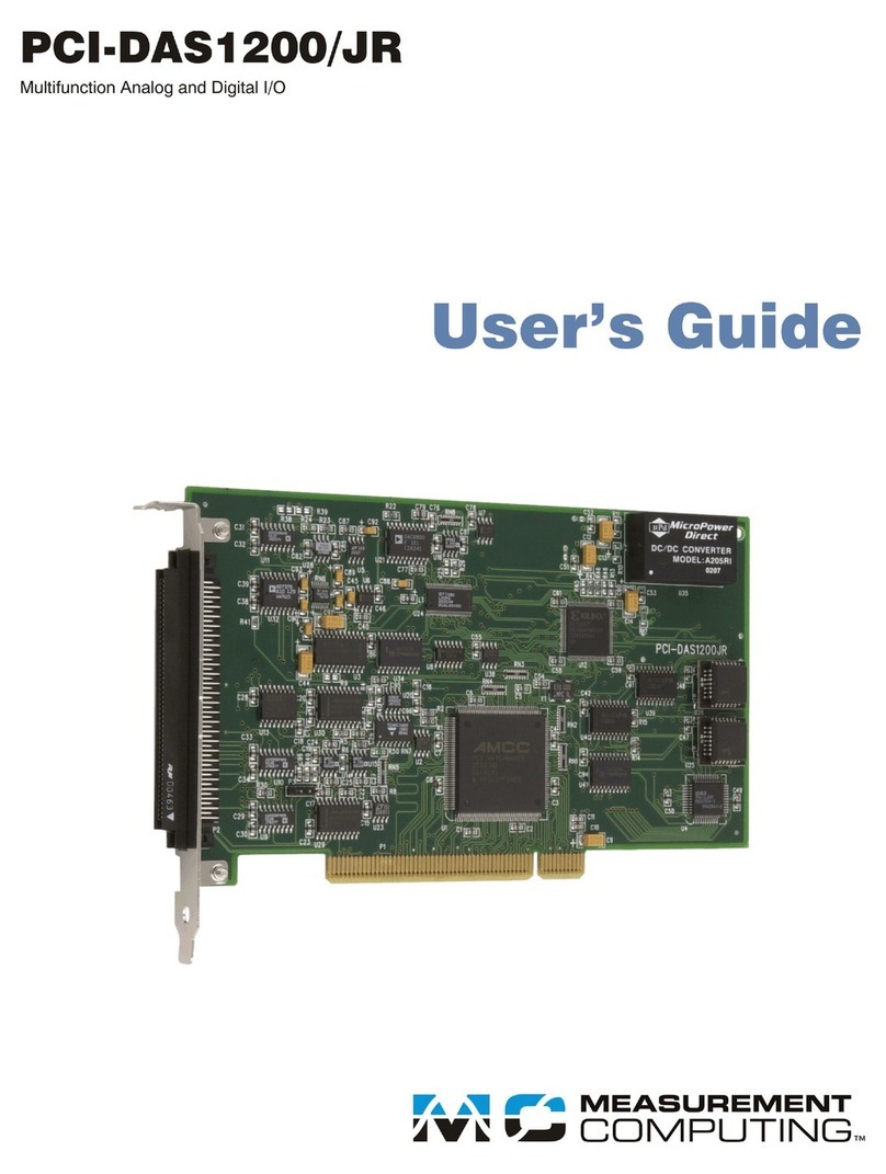 Measurement Computing PCI-DAS1200/JR user guide
