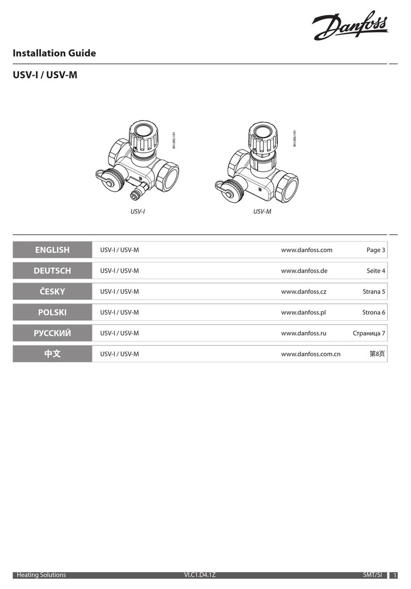 Danfoss USV-I User manual Danfoss USV-I User manual
