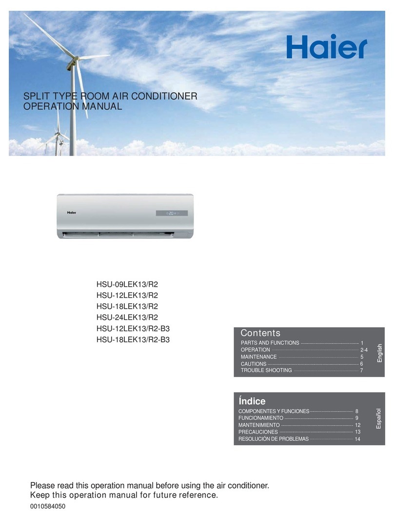 Haier HSU-09LEK13/R2 Installation manual
