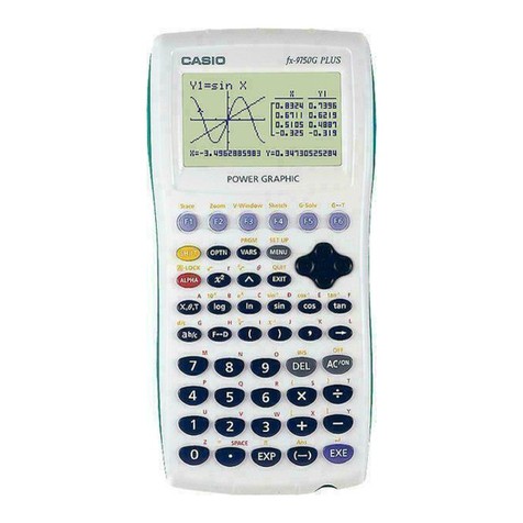 Casio fx-9750G PLUS User manual