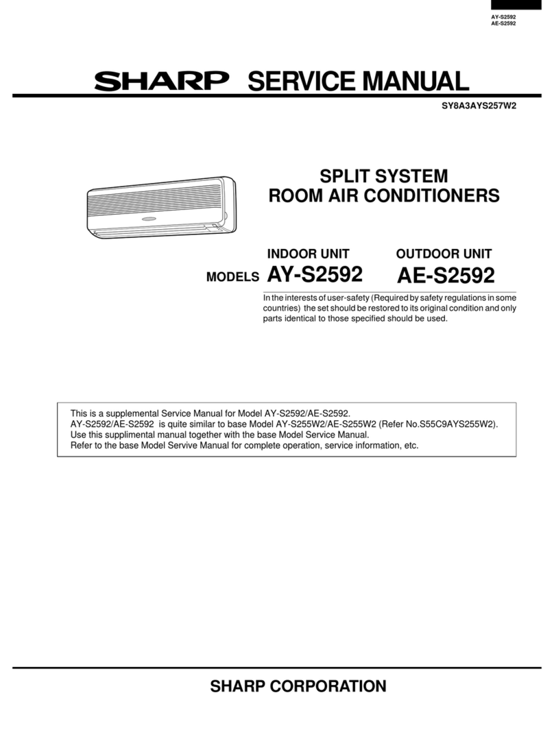 Sharp AY-S2592 User manual