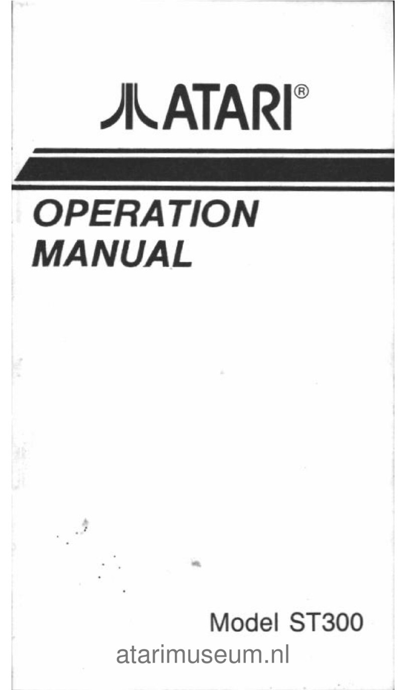 Atari ST300 Operation guide