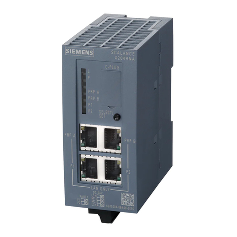 Siemens SCALANCE X204RNA EEC operating instructions