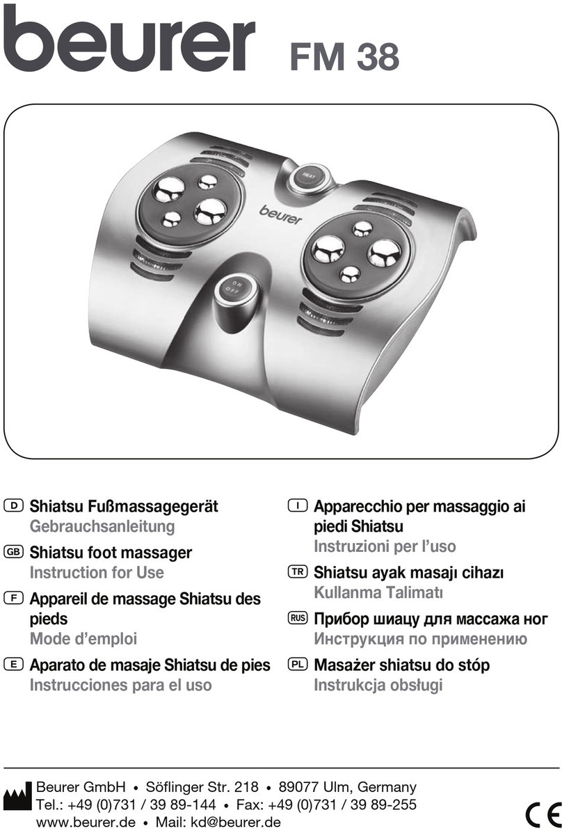 Beurer FM 38 Instructions for use