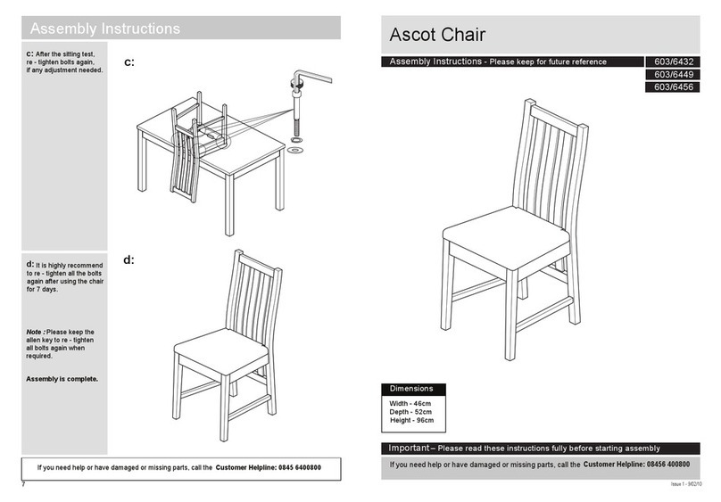 Ascot 603/6449 Assembly instructions