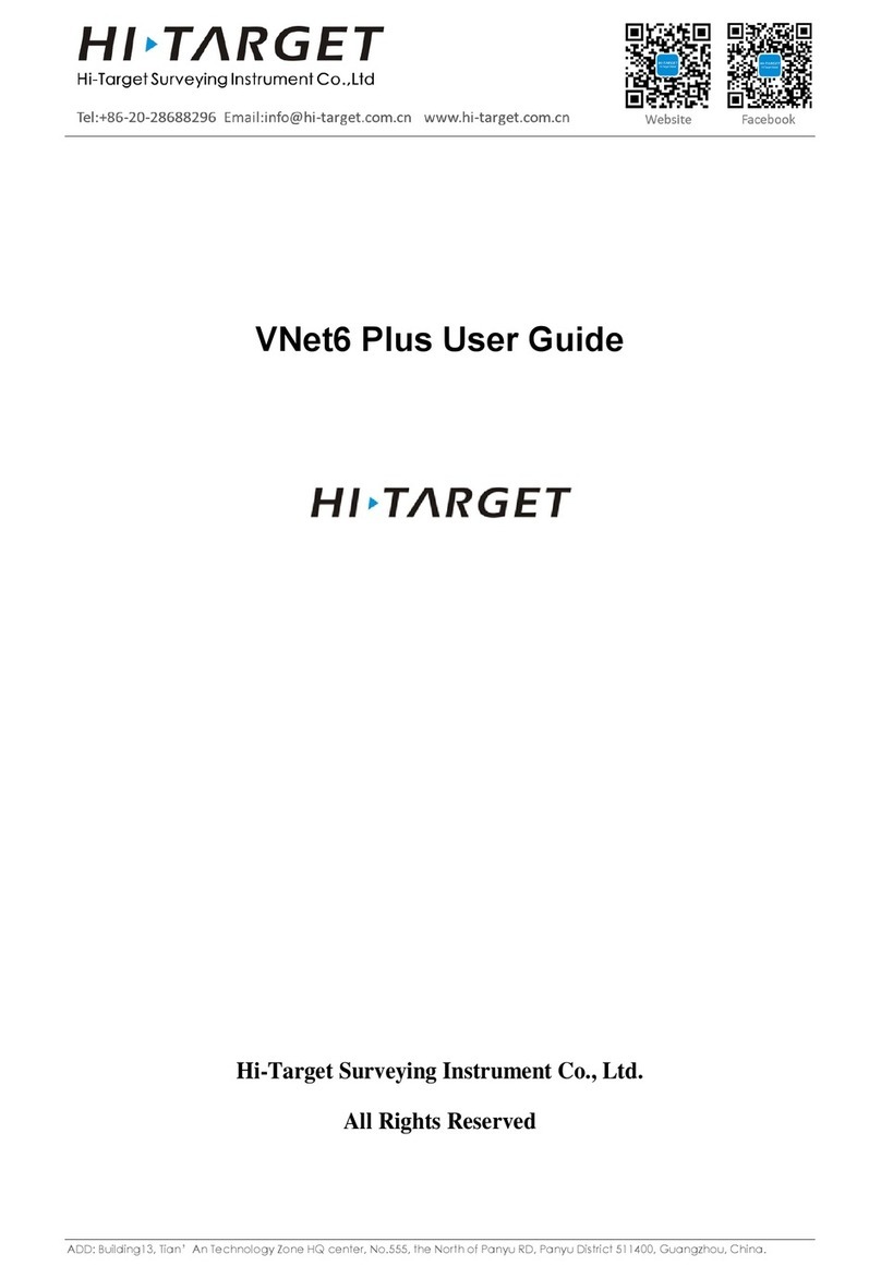 Hi-Target GPS VNet6 Plus User manual