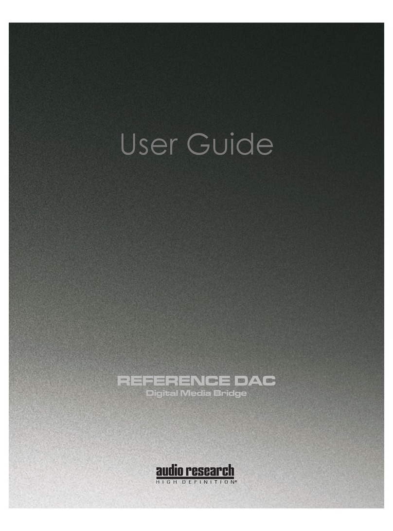 Audio Research reference dac user guide