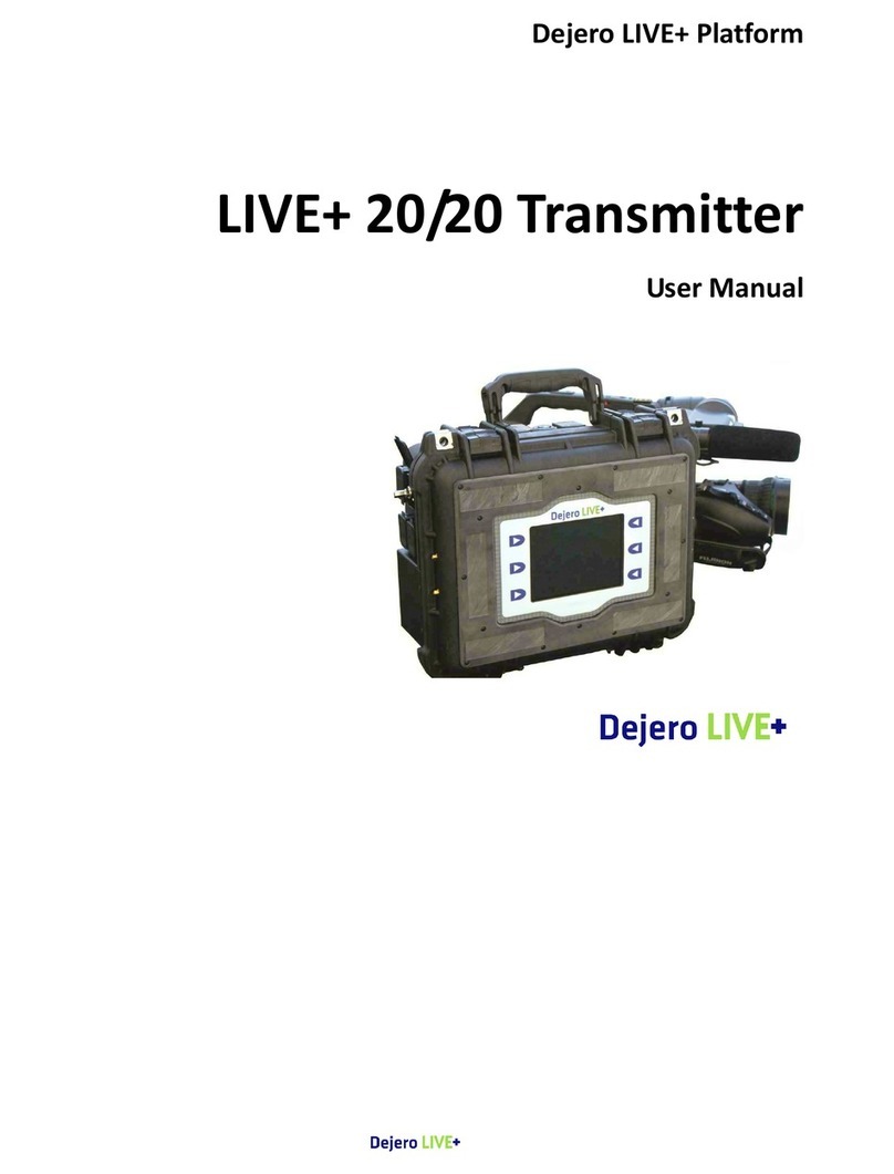 Dejero LIVE+ 20/20 User manual