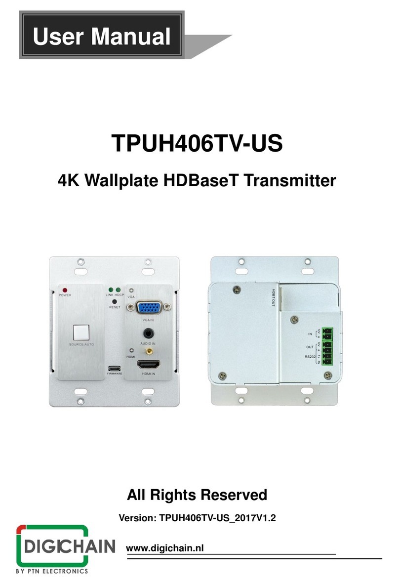 Digichain TPUH406TV-US User manual