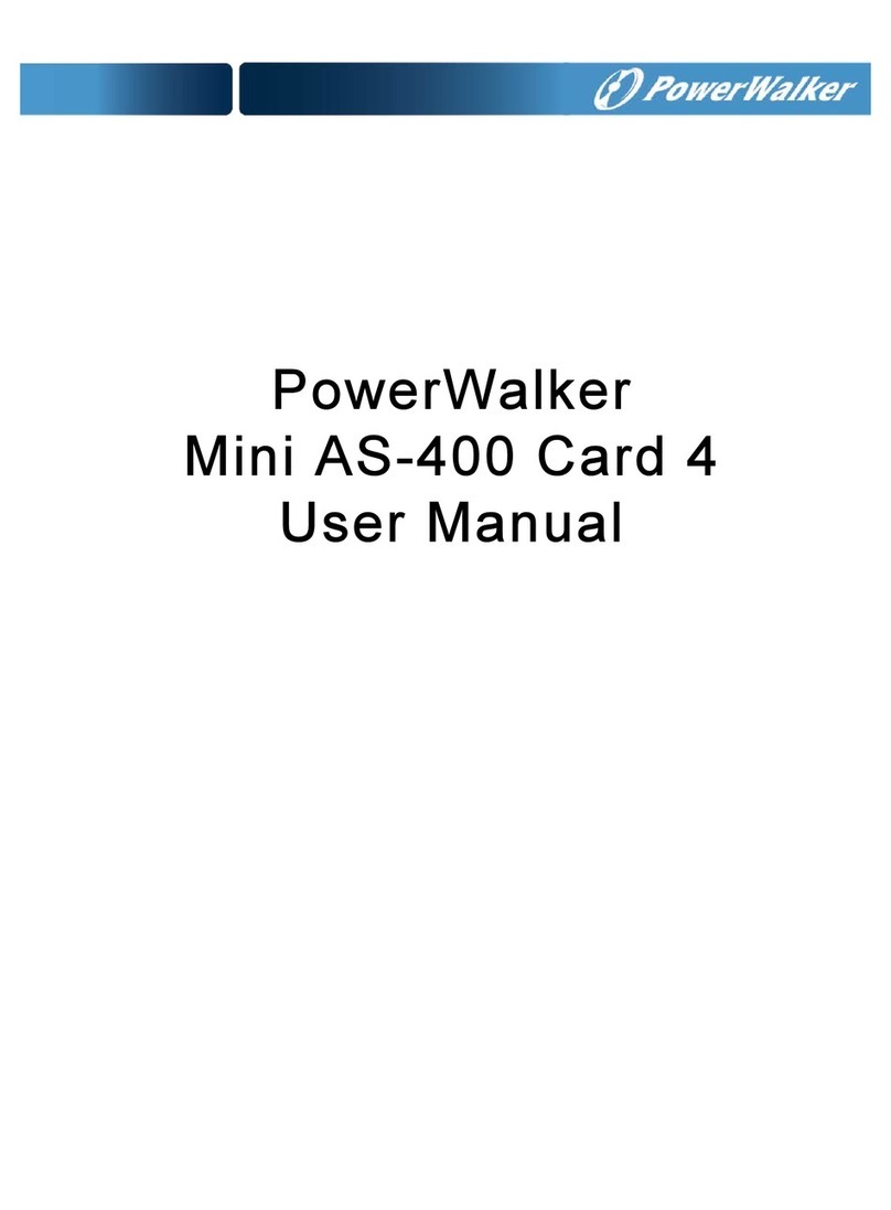 PowerWalker Mini AS400 user manual