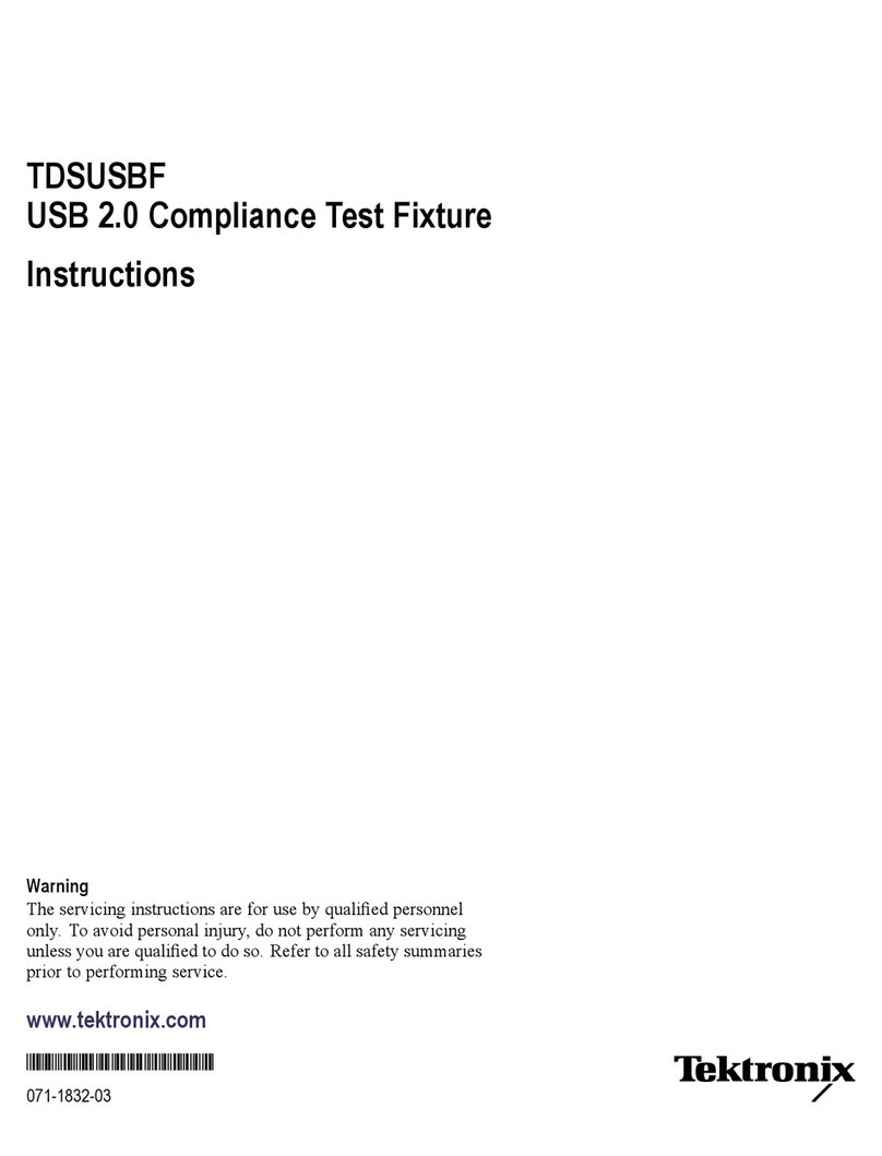Tektronix TDSUSBF User manual