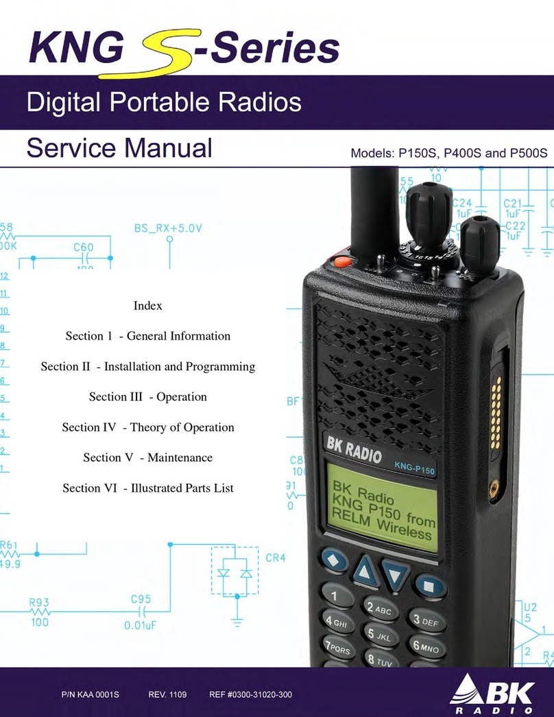 BK Radio P150S Service manual