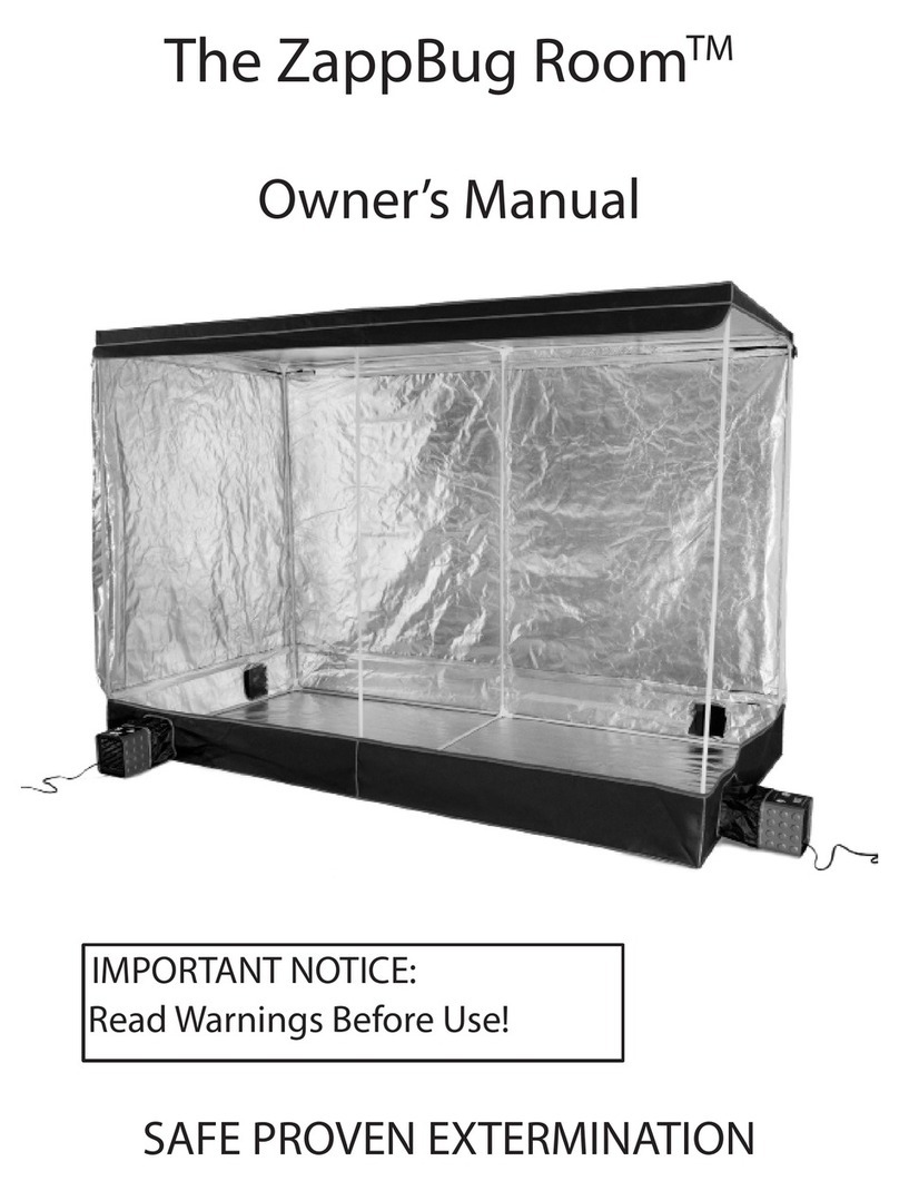 ZappBug Room owner's manual
