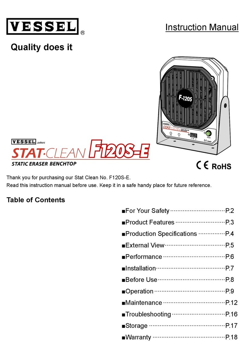 Vessel Stat Clean F120S-E instructions