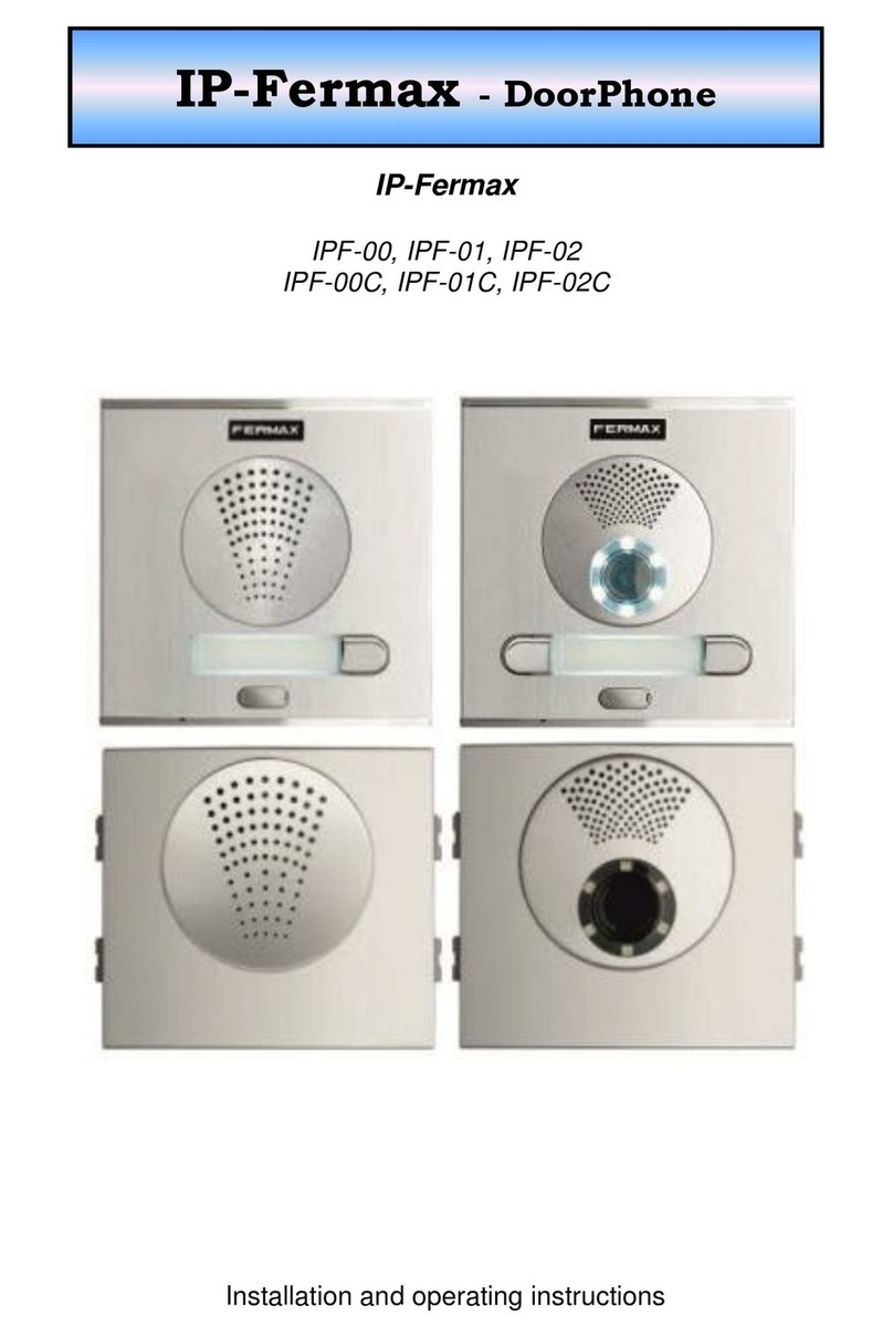 Fermax IP-Fermax IPF-00 User manual