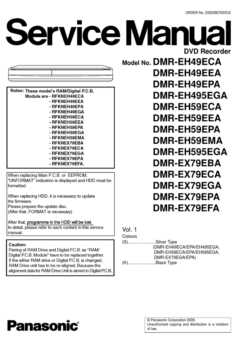 Panasonic DMR-EH49ECA User manual