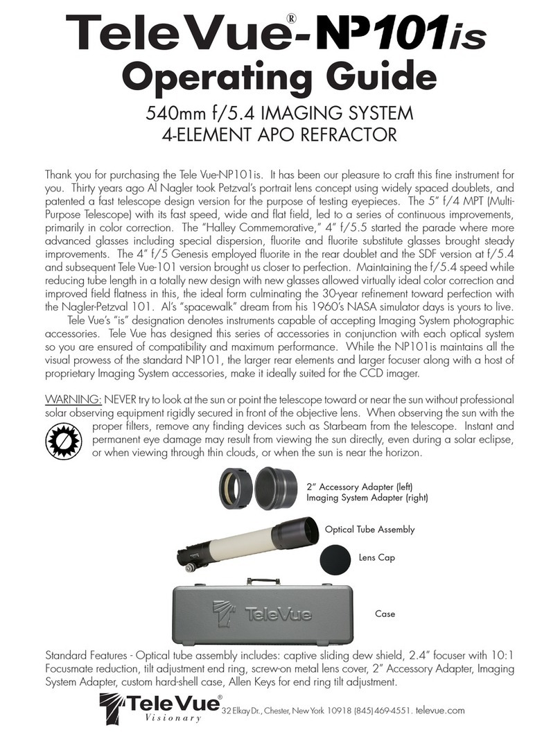 TeleVue NP101is User manual