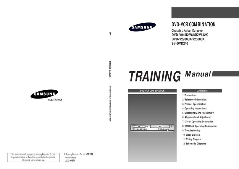 Samsung DVD-V940K Installation guide