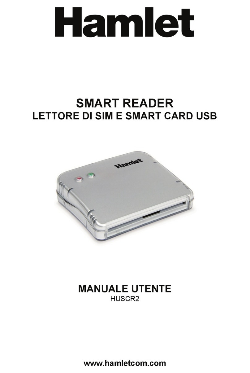 Hamlet HUSCR2 User manual