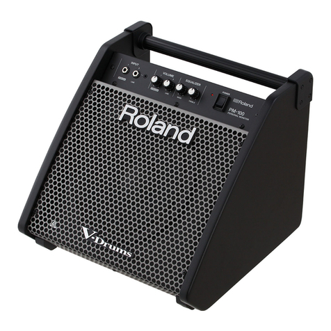 Roland PM-100 User manual