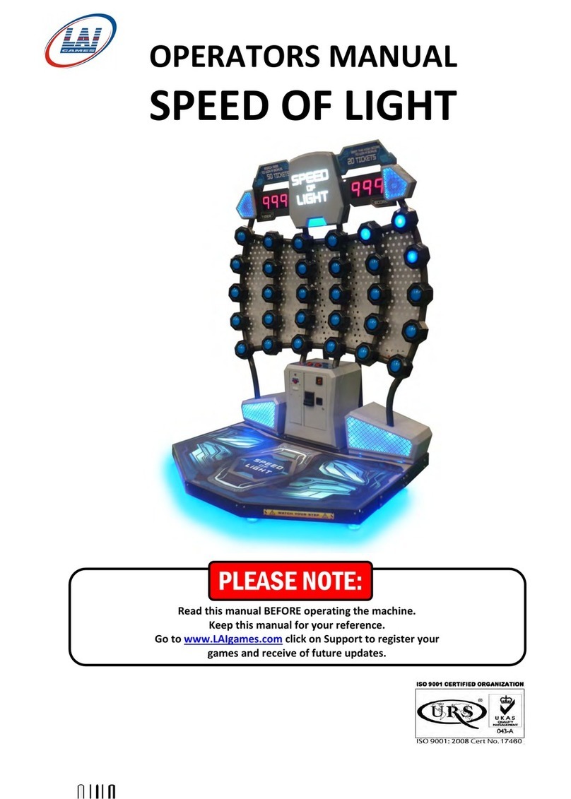 LAI Games Speed Of Light Operator's manual