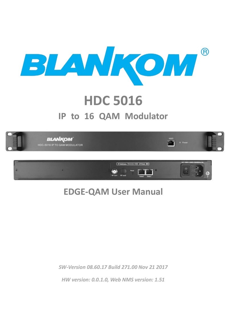 Blankom HDC 5016 user manual