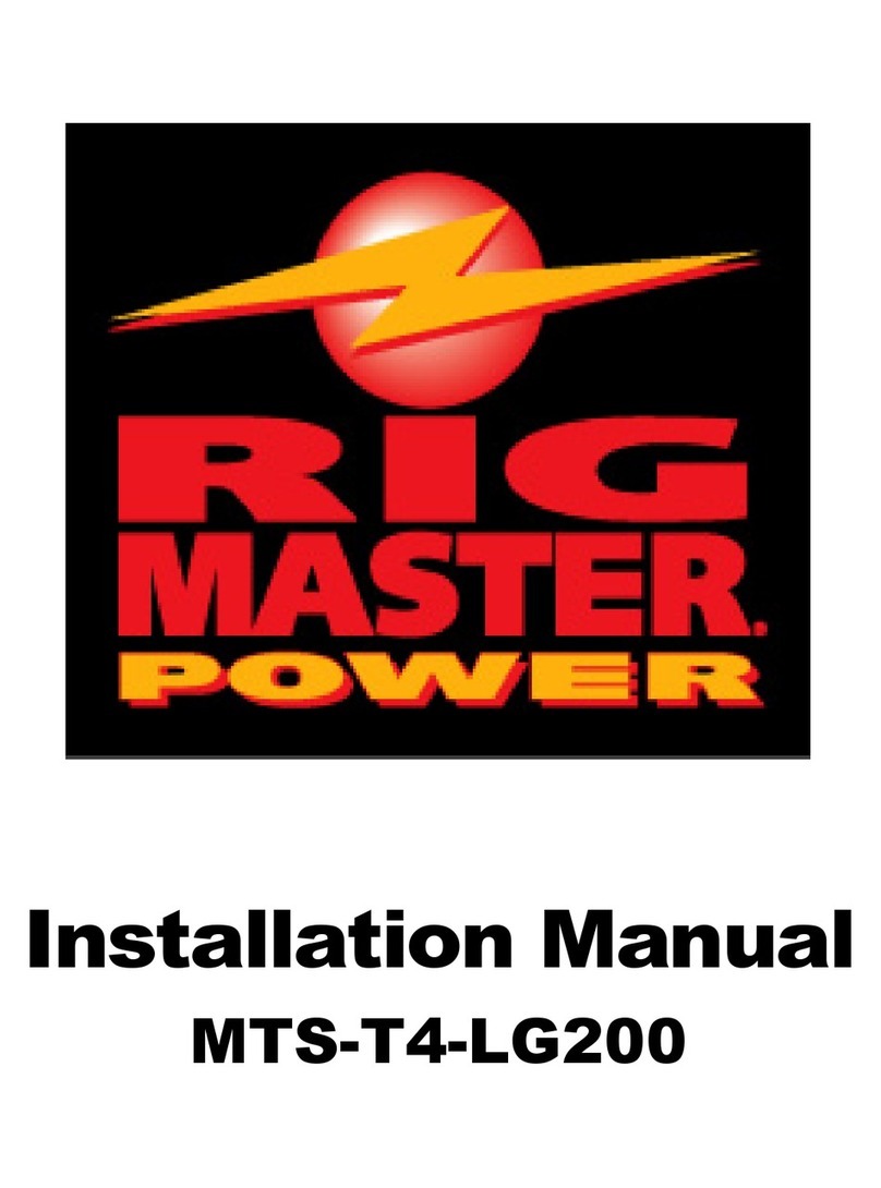 Rigmaster MTS-T4-LG200 installation manual