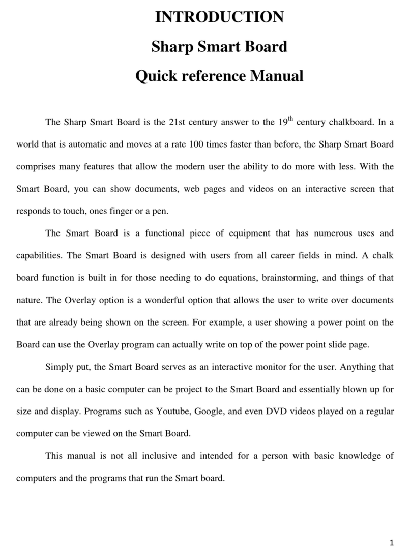 Sharp Smart Board Service manual Sharp Smart Board Service manual