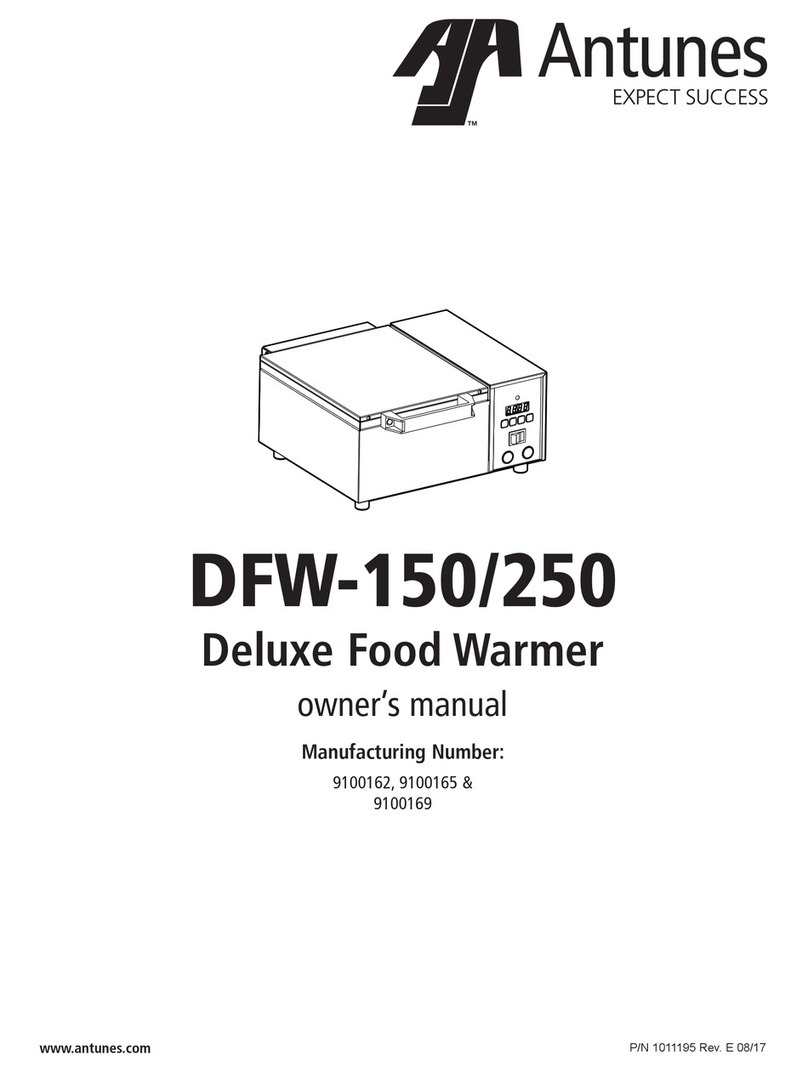 Antunes DFW-150 owner's manual