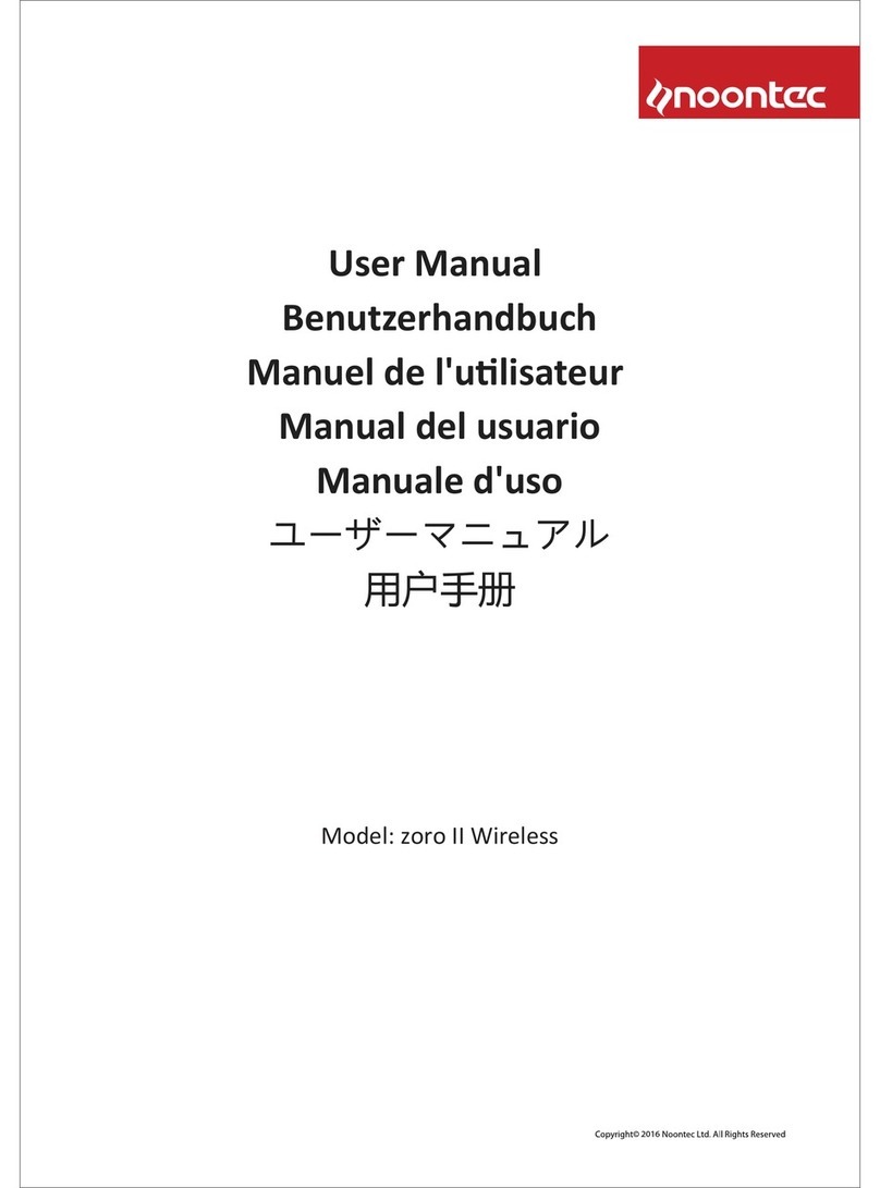 Noontec zoro II Wireless user manual