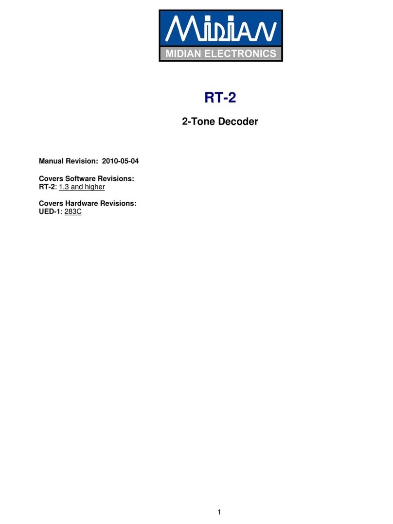 Midian RT-2 user manual