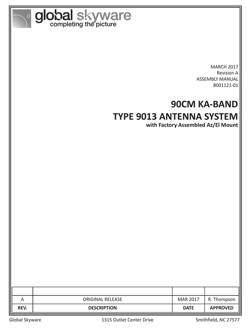 Global Skyware 9013 Assembly manual