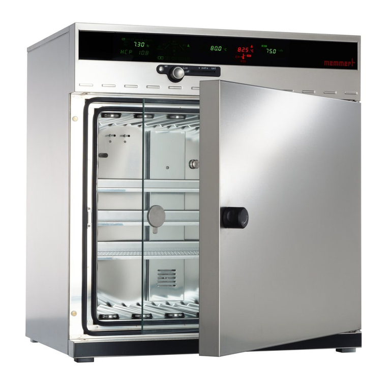 Memmert HCP 108 operating instructions