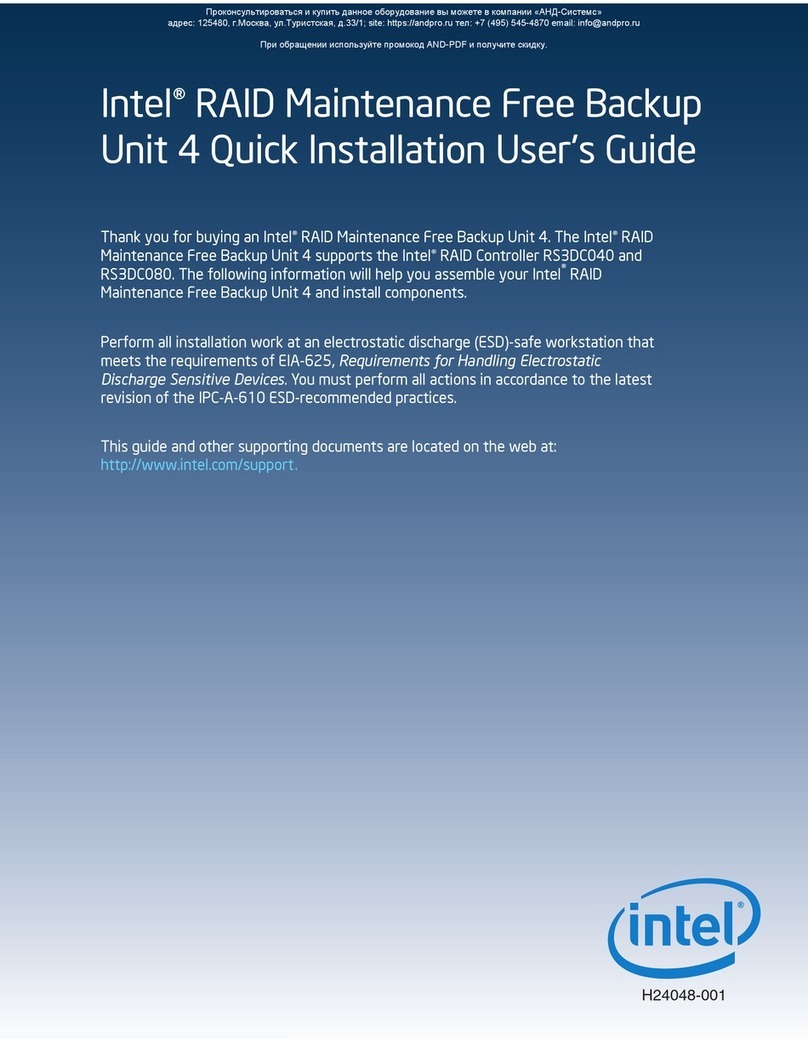 Intel RMFBU4 User manual