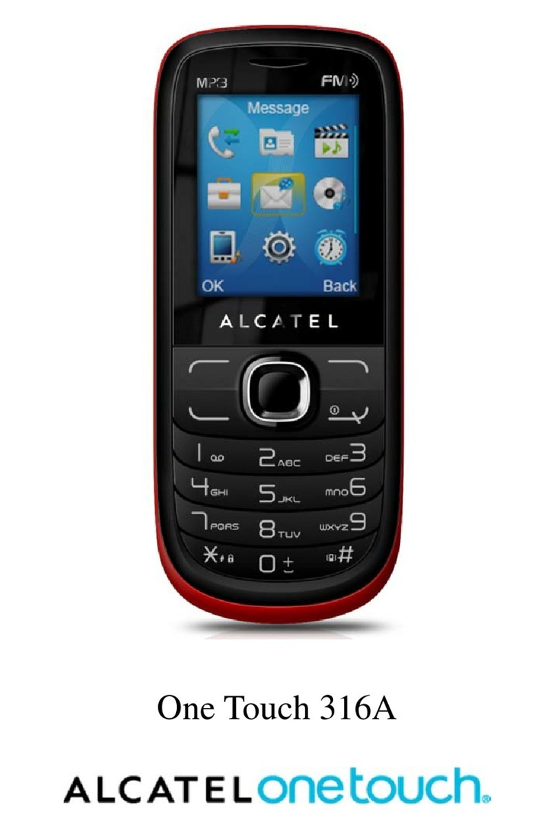 Alcatel One Touch 316a User manual Alcatel One Touch 316a User manual
