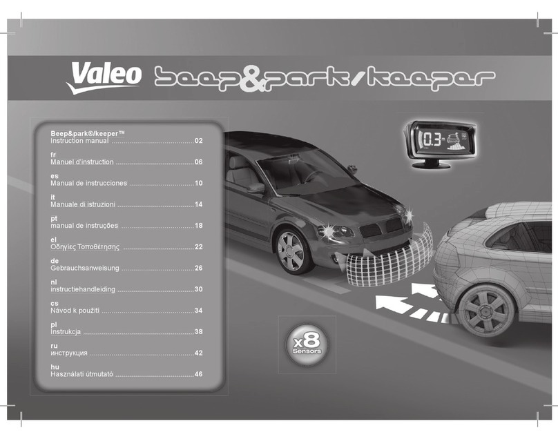 Valeo Beep&park/keeper instruction manual