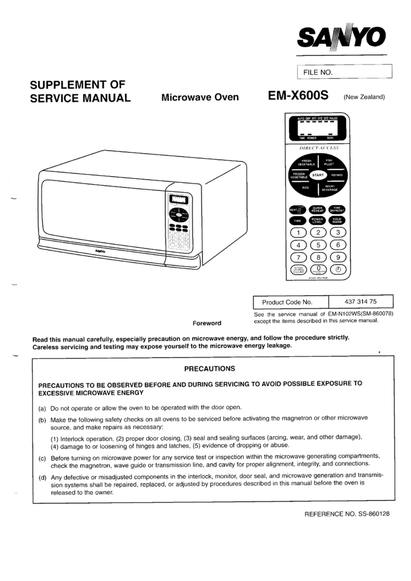 Sanyo EM-X600S User manual