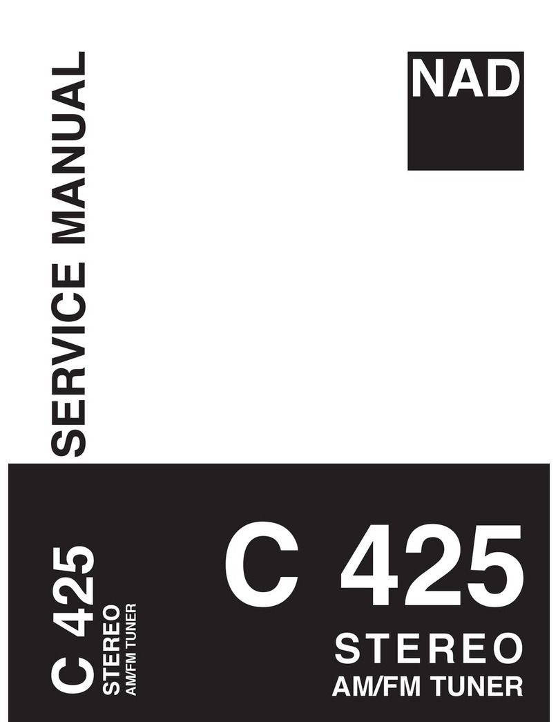 NAD C 425 Service manual