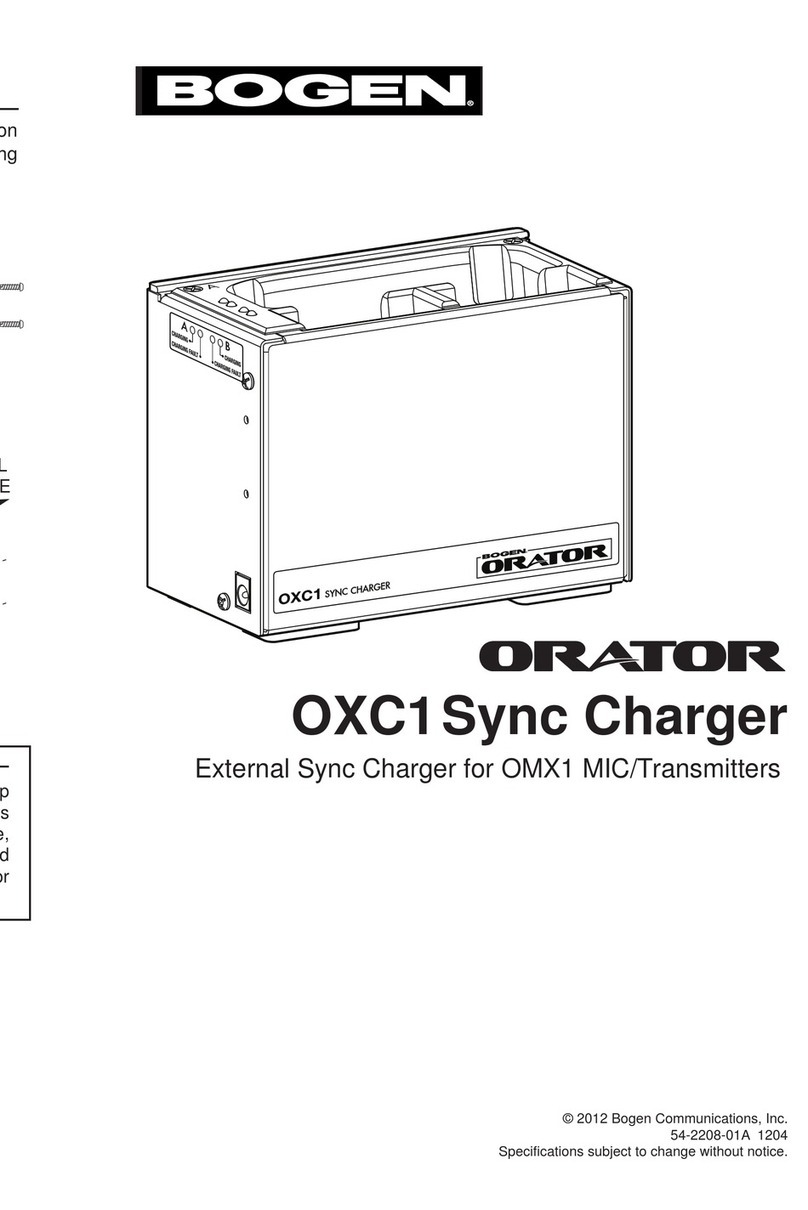 Bogen Orator OXC1 manual