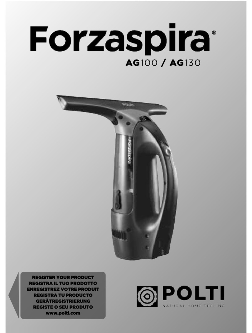 POLTI Forzaspira AG100 instructions