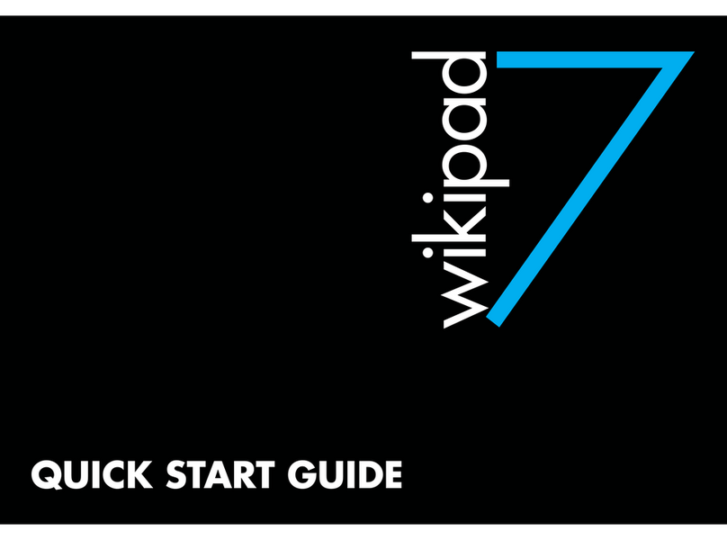 Wikipad 7 quick start guide