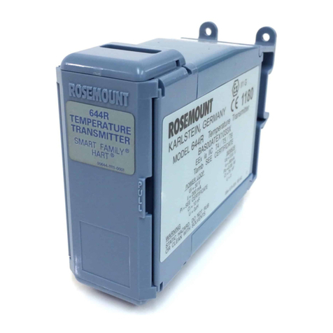 Emerson Rosemount 644h Reference manual