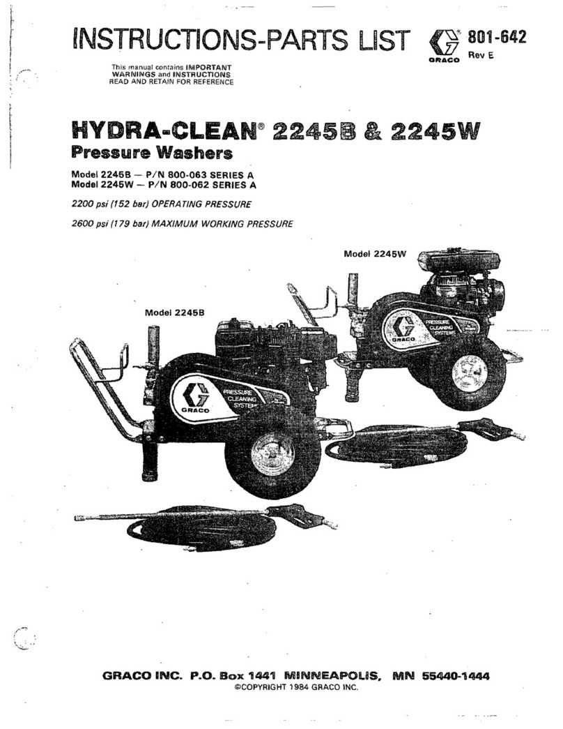 Graco HYDRA-CLEAN 2245B Operation manual