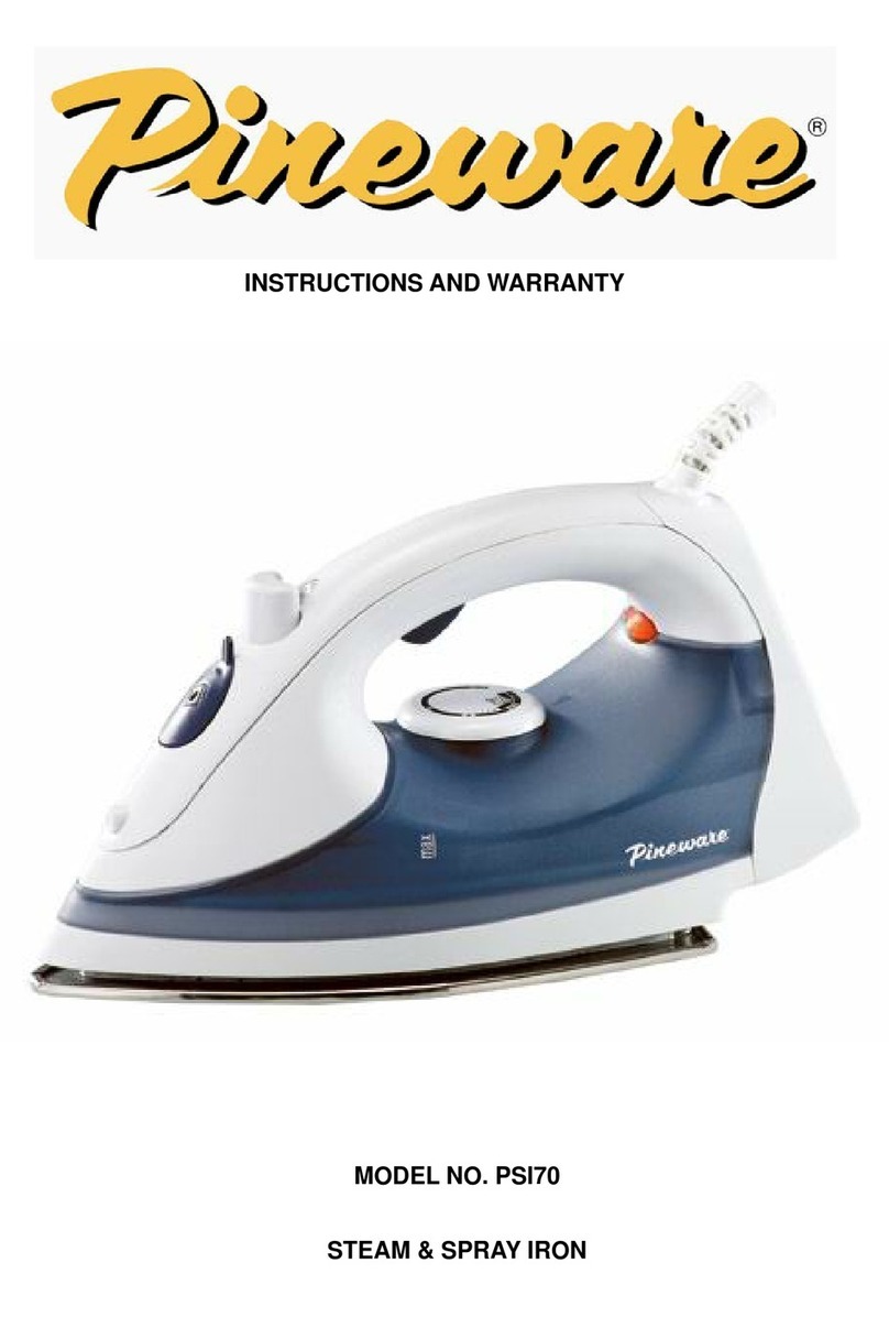 Pineware PSI70 Instructions and warranty