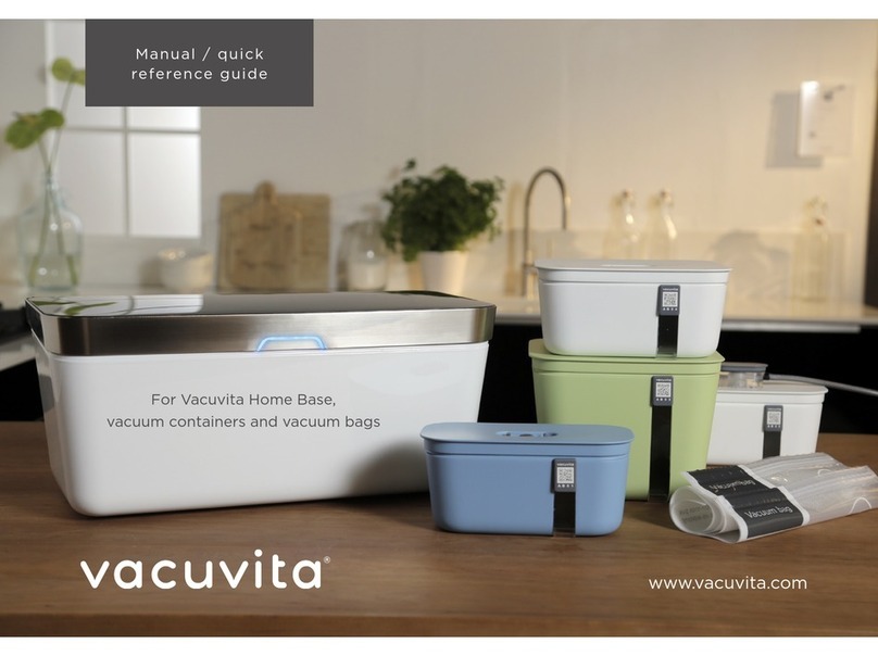 Vacuvita Home Base Manual and quick reference guide